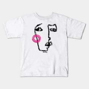 Shy girl Kids T-Shirt